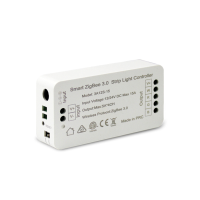 Zigbee 3.0 Smart Strip Light Driver RGB RGBW LED Strip Controller