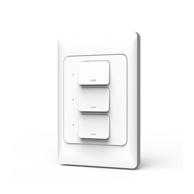 Zemismart New Design Zigbee 3.0 Wall Push Light Switch Three gangs