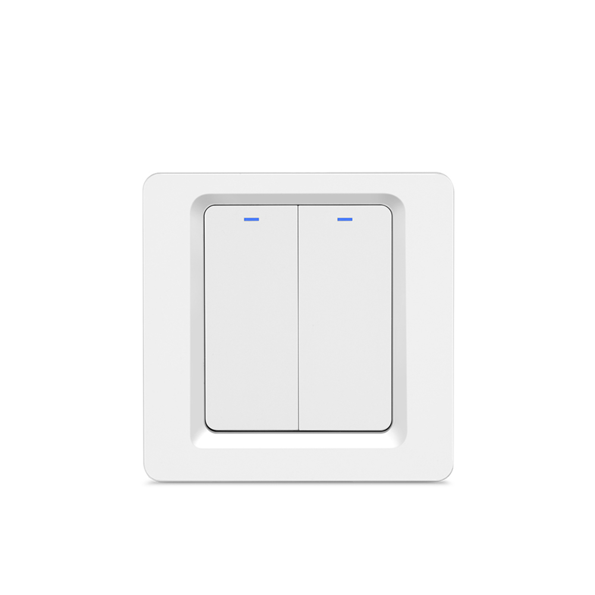 Zemismart EU WiFi Wall Push Light Switch Two Gangs Sprut.AI