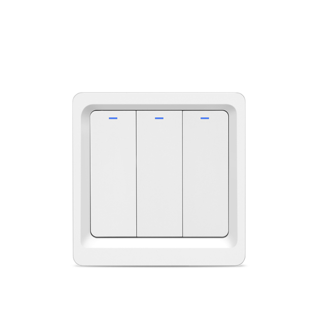 Zemismart EU WiFi Wall Push Light Switch Three Gangs Sprut.AI