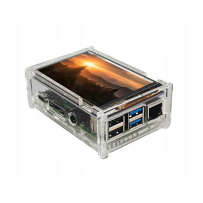 Акриловый корпус c дисплеем для Raspberry Pi 4