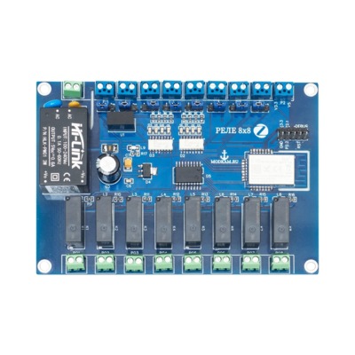 Восьмиканальное Zigbee реле