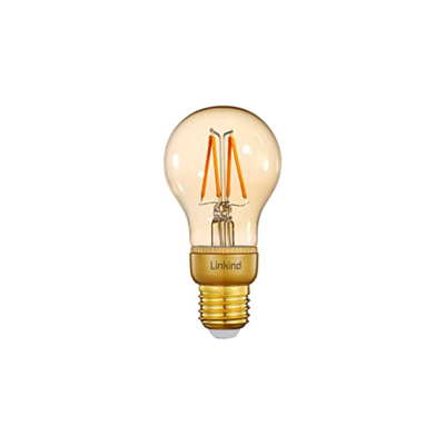 Linkind Zigbee A60 led filament, dimmable warm light