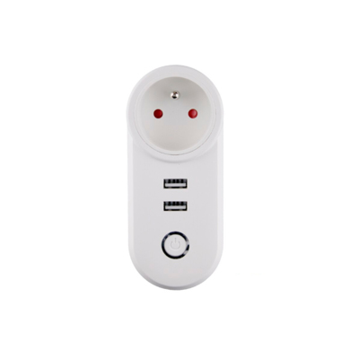 Moes ZigBee3.0 dual USB wireless socket plug