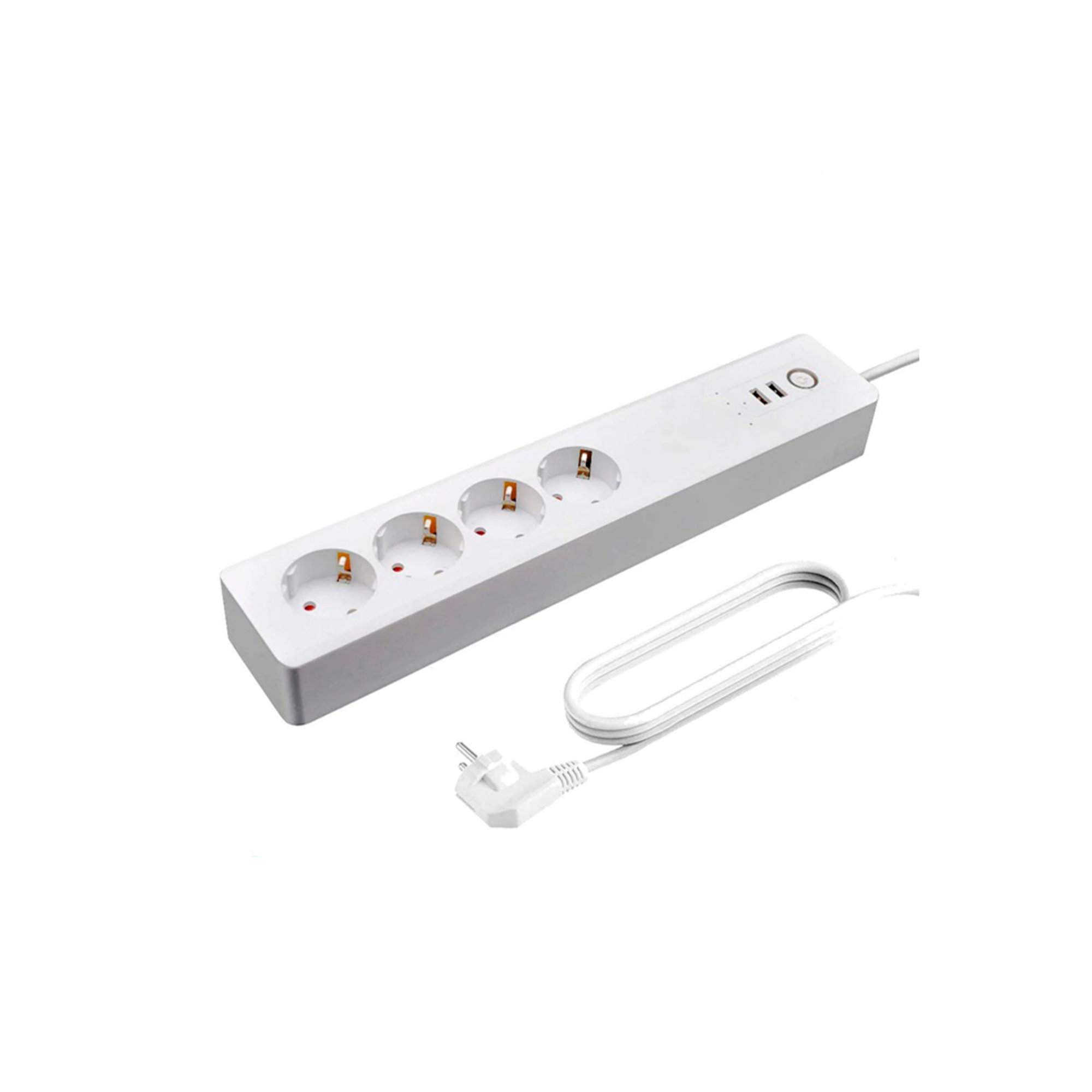 Смарт-удлинитель ZigBee с 2 USB и 4 вилками - Sprut.AI