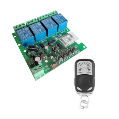 Ewelink ZigBee+433 4CH модуль реле дистанционного управления
