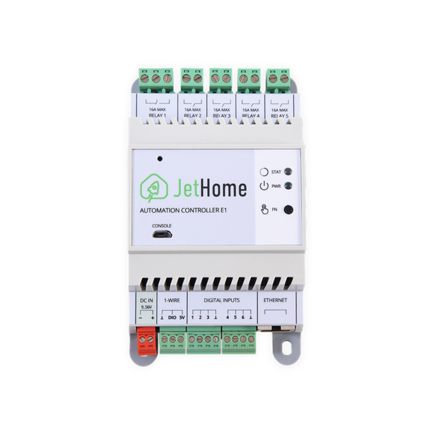 Контроллер на DIN-рейку JetHome JetHub E1 - Sprut.AI
