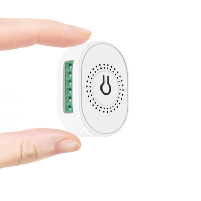 Мини реле белое Zigbee белое без нуля на 2CH