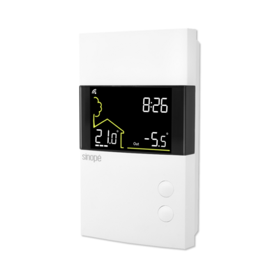 Smart Double-Pole Thermostat for Electric Heating 3600W