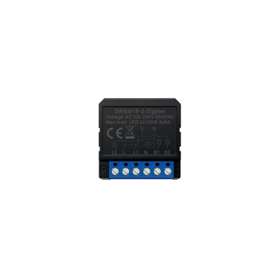 Коммутационное реле 2 Gang Module Zigbee