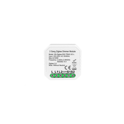 Диммер Tuya Zigbee 3.0 2CH