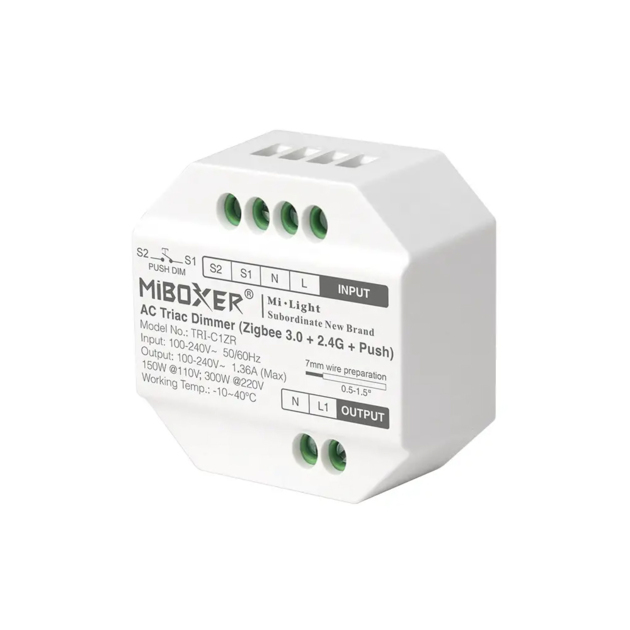 МiBoxer ZigBee 3,0 + 2,4G AC  диммер - Sprut.AI