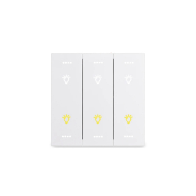 Белая панель COSWALL Zigbee 3,0 3CH