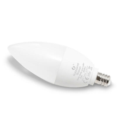 Dual White and Color Candle Light Bulb