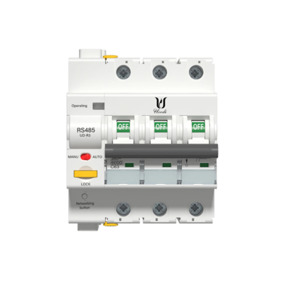 Автоматический выключатель Tuya Zigbee 4P 16A-63A