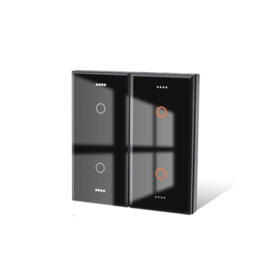  Coswall черный стеклянный модуль Zigbee 3.0 4CH