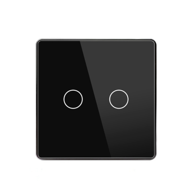 Сенсорный выключатель Zigbee 2CH беспроводной SS2